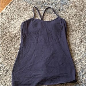 Lululemon running top with built in sports bra